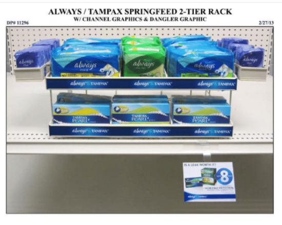 Picture of Femcare Display Racks - Always AMJ 13.14