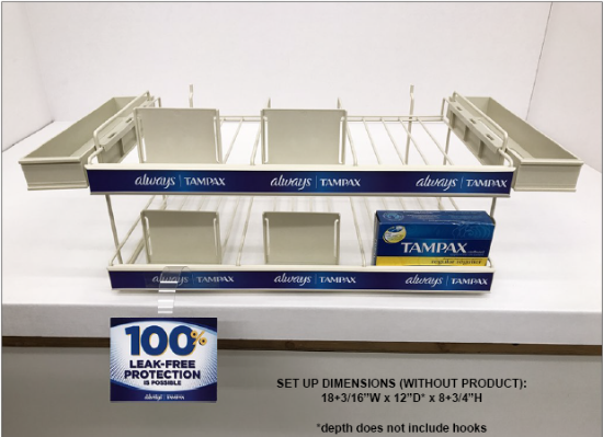 Picture of Always/Tampax 2-Tier Rack Rerun