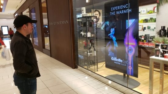 Picture of Gillette TAOS Window Display