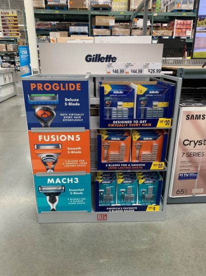 Picture of Gillette BJ's Perm Half Pallet Display 20.21