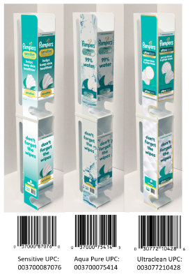 Picture of Pampers Jumbo Gravity Racks aka Digital Racks